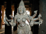 A statue from the temple