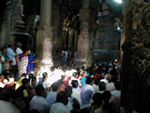This is only a small part of the crowd watching the annointing of a big bull statue.  It is hard to describe how packed these spaces were with people.  
