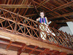 Maggie in the loft
