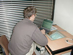 Mark putting up webpage files