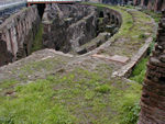 The bottom of the Colosseum