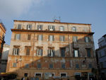 Building in the square in front of Santa Maria in Trastevere