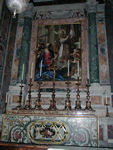 Pope Gregory's grave and chapel.  It looks like a painting above the altar, but it's not.  All but one of the paintings in St. Peter's were replaced by incredibly detailed mosaics.  This is one of the mosaics.