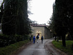 After an hour or so, we arrived at the castle and another big place called La Francesca