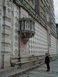 Maggie in front of cathedral