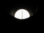 Tote: This is the Eye of the Dragon.  It's out a porthole window of the sky.  I wasn't tall enough to get anything down below it, but I did it on purpose.