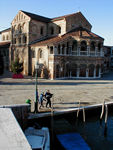 The church of St. Donato on Murano.  The apse of the church is supposedly architecturally significant.  