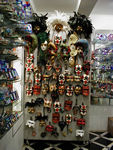 Souvenir store with carnival masks