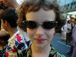 Fruitcake (trying on sunglasses in Chinatown)