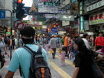 This may capture the Hong Kong street scene better than the panoramas.