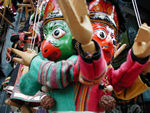 Puppets in a Kathmandu shop