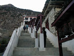 Stairs up to the monastery