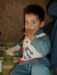 Ahmed.  Currently the youngest in the family.  He is Ragab's nephew - smart, active, and happy.