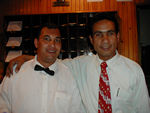 Ragab and a waiter by Maggie