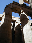 This is part of the great hypostyle hall.  Built by Seti I, Tote's favorite pharaoh, it covers 6000 square meters.  