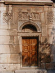 Part of Monica's door collection.  This one is from the 12th-century Mitrópolis, Áyios Elefthérios, one of three genuine Byzantine churches that still survive.