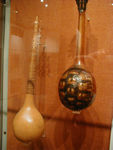 At the Museum of Greek Popular Music.  These are baglamas, a type of lute.  This is the chief instrument of the rebetiko groups.