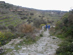 Walking down the "road" to Kastro