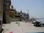 Looking toward the main burning ghat