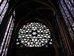 Rose window in upper chapel of St. Chapelle