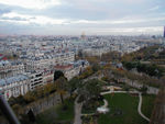 Edge of the Champs du Mars ("our park") with the gold dome of Les Invalides and the 