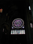 The famous rose window