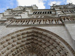The facade of Notre Dame