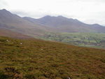 Looking across the Reeks to the highest point in Ireland