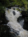 The waterfall in Snaid Burn just outside of Inversnaid