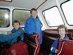 On the ferry across Loch Lomond