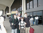 Goo-bye at Neward Airport