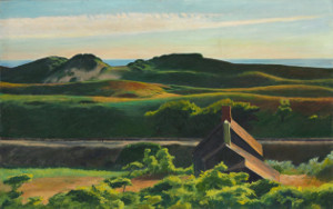 Edward Hopper's Hills, Souith Truro (1931) at the Cleveland Museum of Art