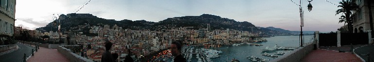 Monaco from Le Roche