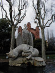 Statue in Barcelona park tells an old story
