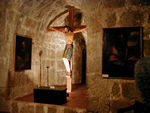 Crucifix in Castilla de la Yedra (a Moorish castle)  - part of the goofiest tour we have ever had