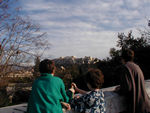 Looking at the Acropolis and the Parthenon