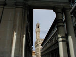 Palazzo Vecchio seen from the Uffizi