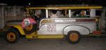 Jeepney.  Privately owned, city buses.  Obviously privately decorated as well