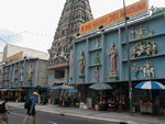 The Hindu temple in Kuala Lumpur.
