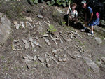 A note for Maggie along the trail, left by Veerle and Kris