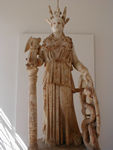 Copy of the statue of Athena that once graced the interior of the Parthenon