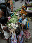 Market ladies on the way back from the ghat