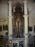 The main temples in the Eastern Group  are Jain temples.  This image of Adinath is said to be from 1028.