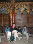 Drawing in St. Chapelle