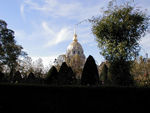 Les Invalides from Rodin's garden