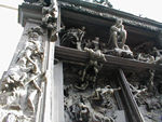 Detail of Gates of Hell - recognize that guy in the middle?