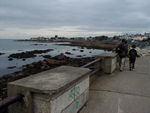 Walking to the Joyce Tower near Sandycove (it's the tallest thing on the lefthand side of the picture)