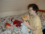 Maggie and Chrissie Bannerman's dolls